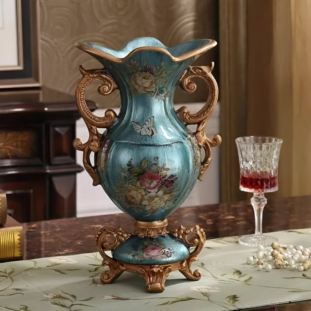 Vintage Resin Vase - Image 4