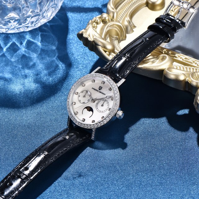 Elegant Women's Quartz Watch with Sapphire Crystal & Luminous Dial - Image 7