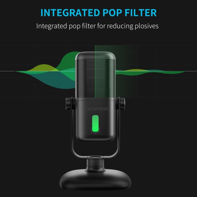 USB Studio Condenser Microphone with Cardioid Pickup for Recording & Streaming - Image 4