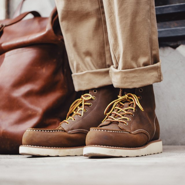 Men’s Vintage Leather Work Boots - Image 5