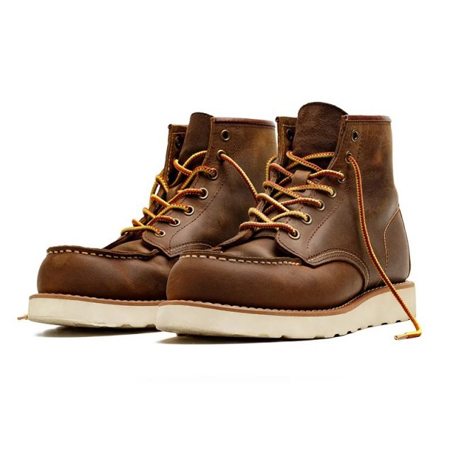 Men’s Vintage Leather Work Boots - Image 6