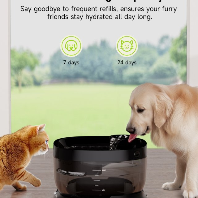 7L Wireless Smart Pet Water Fountain with Motion Sensor – Indoor/Outdoor Use - Image 6