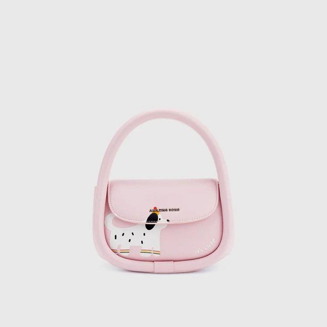 Chic Circular Soft Leather Bag with Synthetic Lining – Stylish Everyday Purse - Image 4