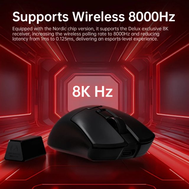 Ultra Lightweight Wireless Gaming Mouse 8KHz - Image 3