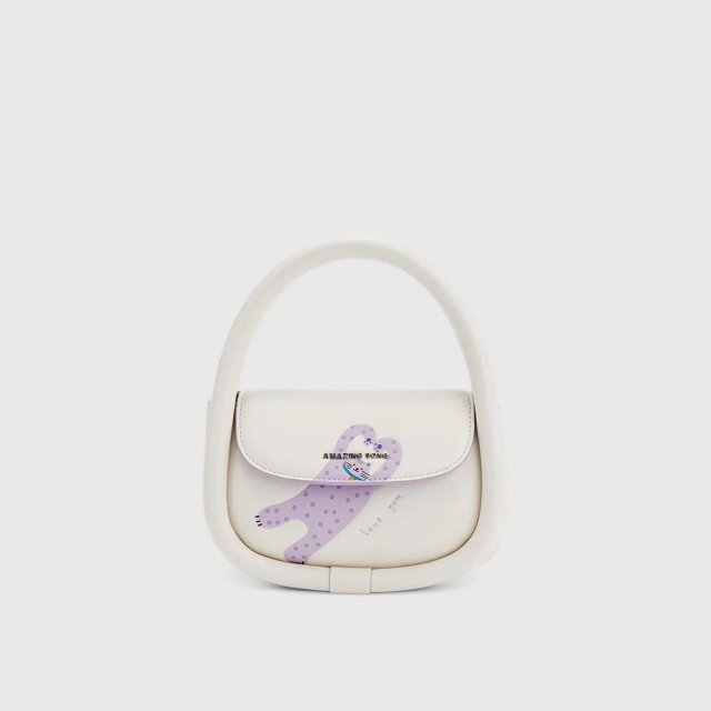 Chic Circular Soft Leather Bag with Synthetic Lining – Stylish Everyday Purse - Image 5