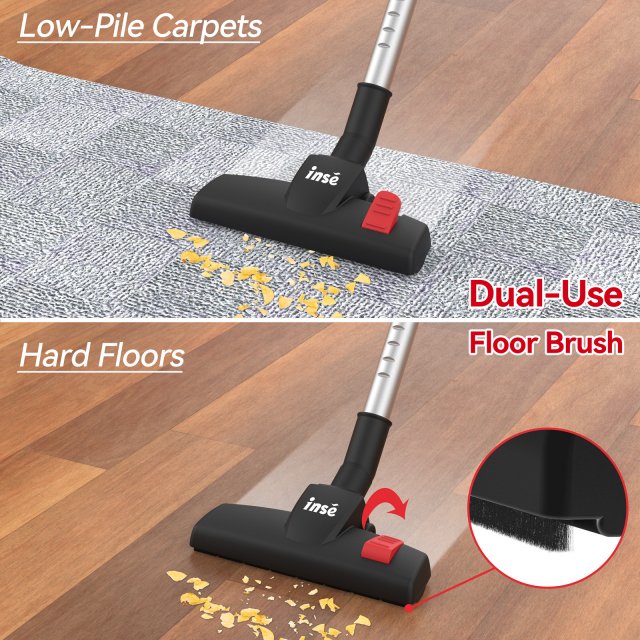 18000Pa Corded Vacuum Cleaner 600W Strong Suction with 22ft Cord for Home Cleaning - Image 4