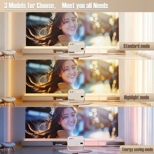 Portable 4K Projector with 650ANSI Brightness, Auto Focus & Android 11 - Image 3