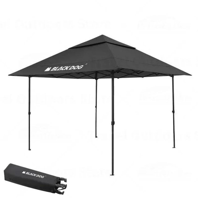 Outdoor 3x3m Sunshade Gazebo Awning Parasol for Camping, Waterproof Tarp - Image 4