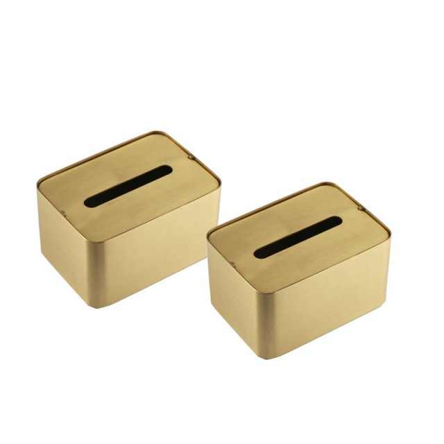 Modern Brass Tissue Box – Handmade Napkin Holder for Living & Dining Room - Image 7