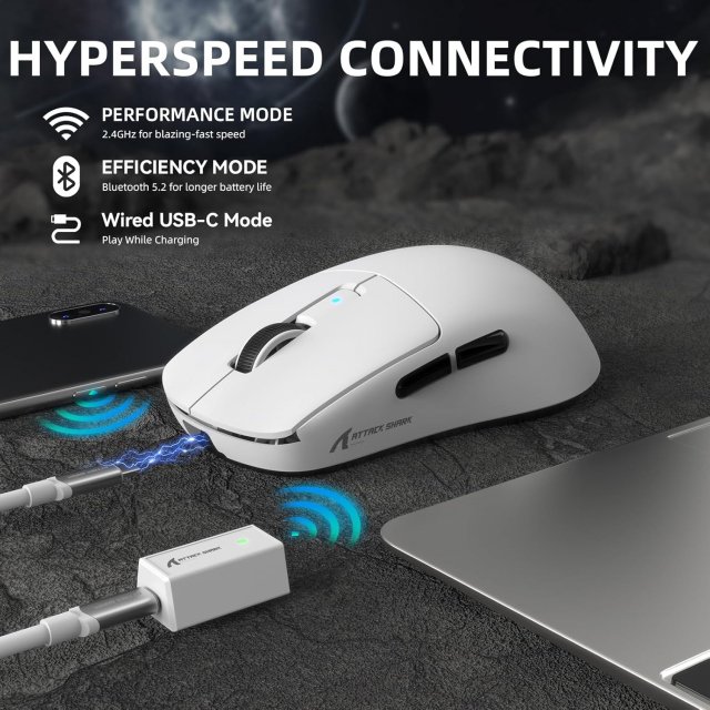 Ultra-Light 39G Wireless Gaming Mouse with 42K DPI and 8K Polling Rate - Image 7