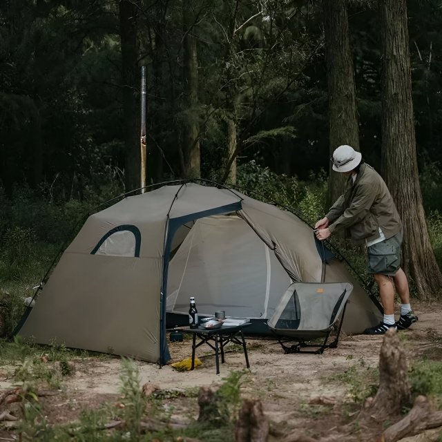 Ultralight 2 Person 4 Season Waterproof Hiking Tent with Double Layer Design - Image 4