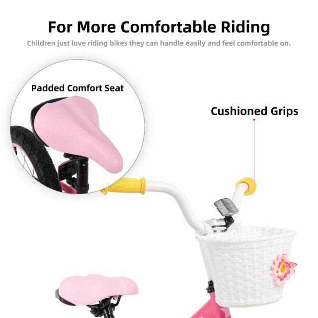 Kids Bike for Ages 3-9, 12-16 Inch with Training Wheels - Image 4