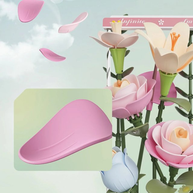 Blooming Bouquet 3D Puzzle Kit - Image 5