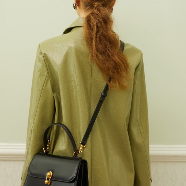 Luxury Flap Leather Handbag - Image 6