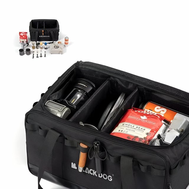 Waterproof Camping Gear Storage Bag – Large Outdoor Organizer with Dividers - Image 2