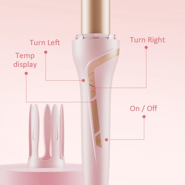 2 in 1 Auto Hair Curling Iron & Hair Straightener Dual Voltage - Image 5