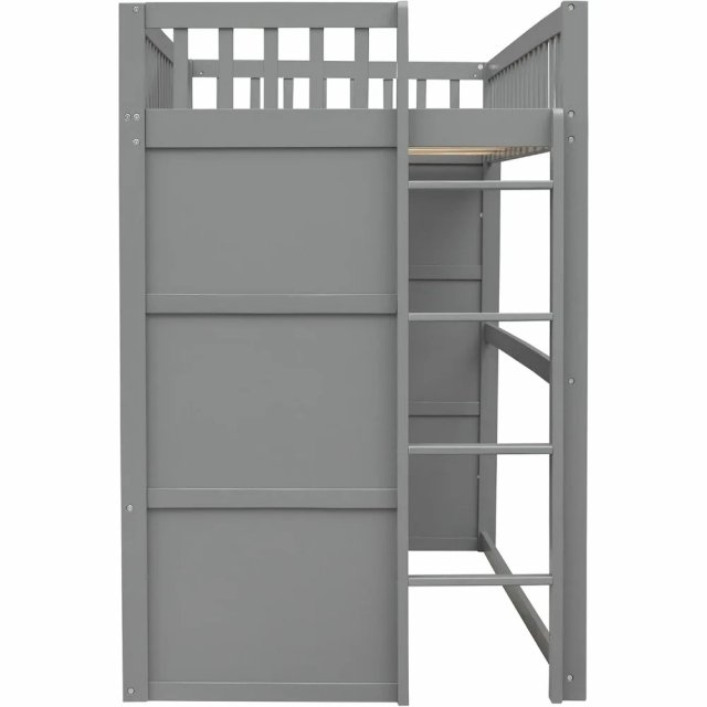 Twin Loft House Bed with Windows & Ladder - Image 5