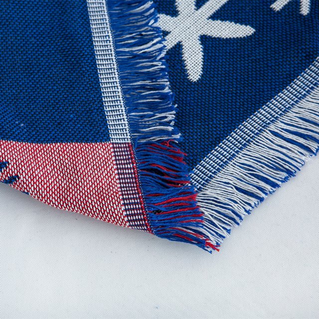 Boho Reversible Woven Throw Blanket - Image 5