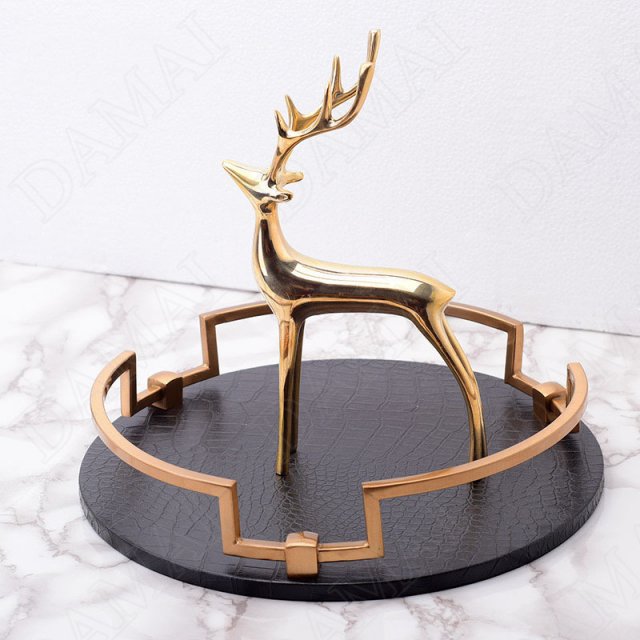 European Style Leather Storage Tray for Tableware, Cosmetics & Decor - Image 5