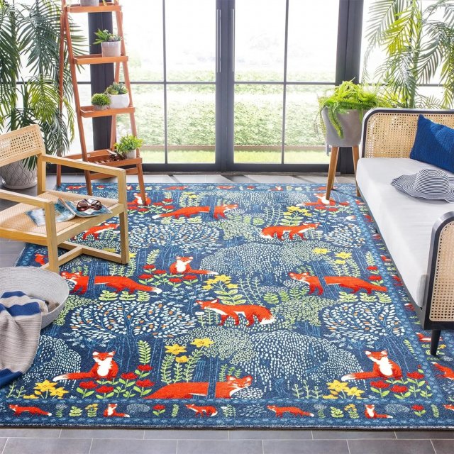 Cute Abstract Tropical Jungle Rug - Image 7