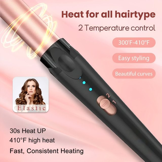 5 in 1 Curling Iron 3 Barrel Hair Crimper Waver with Fast Heating for All Hair Types - Image 5