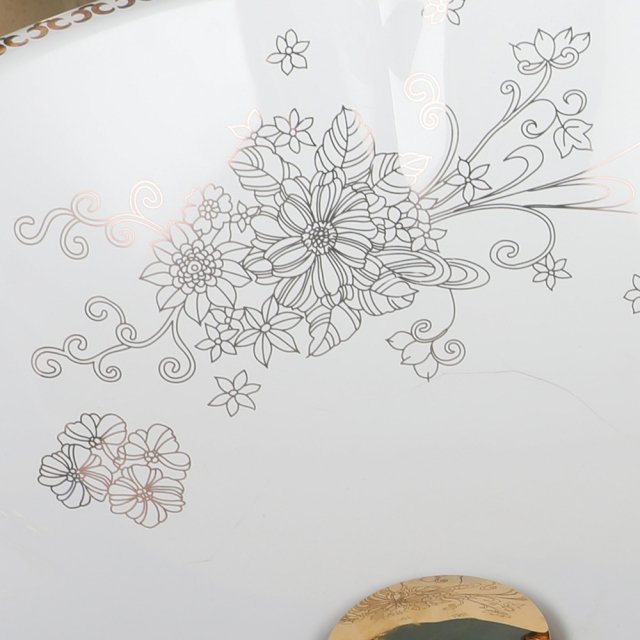 Handmade Ceramic Above Counter Bathroom Sink Vessel with Chrome Faucet and Pop-Up Drain Set - Image 2