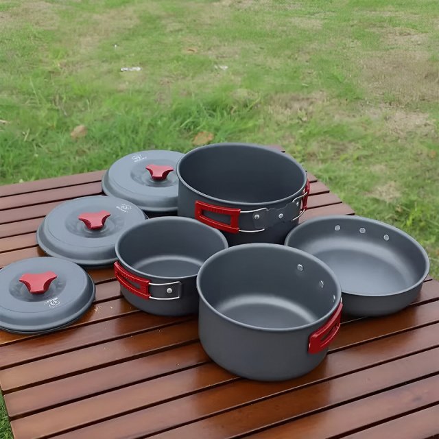 5-Person Camping Cookware Set - Image 3