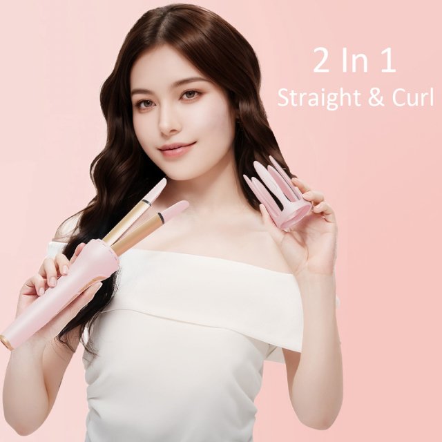 2 in 1 Auto Hair Curling Iron & Hair Straightener Dual Voltage - Image 6