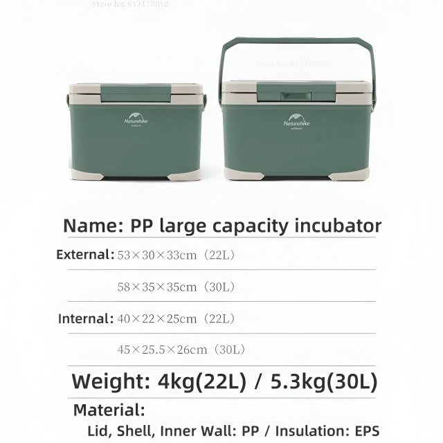 Large Capacity Outdoor Cooler Box – Portable Thermal Ice Chest for Camping & Travel - Image 5