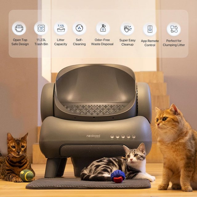 Smart Automatic Self-Cleaning Cat Litter Box with App Control and Odor Elimination - Image 3