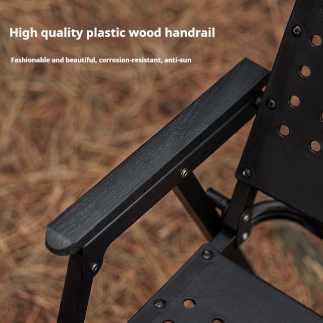 Outdoor Folding Moon Chair – Heavy-Duty Carbon Steel Camping Armchair - Image 5