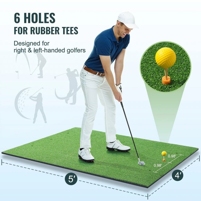 Golf Hitting Mat with Tees - Image 5