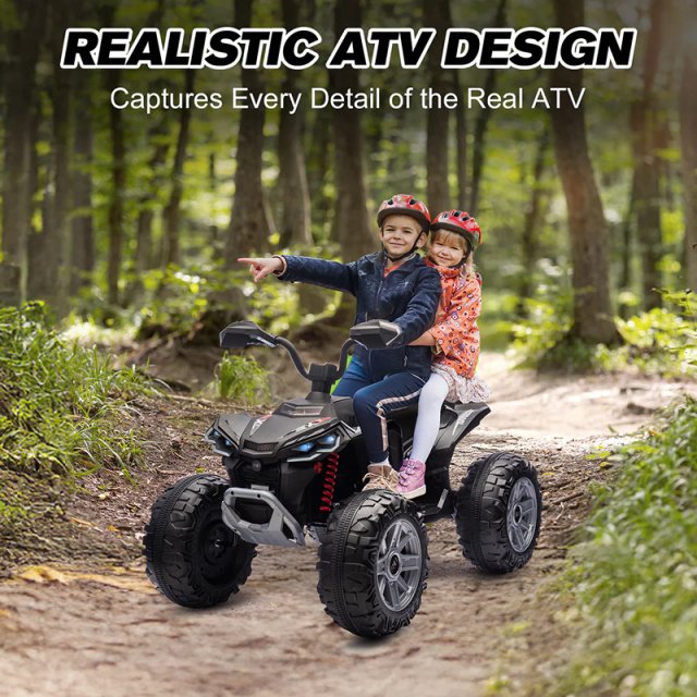 24V XXL Kids Electric Ride-On ATV with Suspension, 4-Wheel Drive & High Speed - Image 5