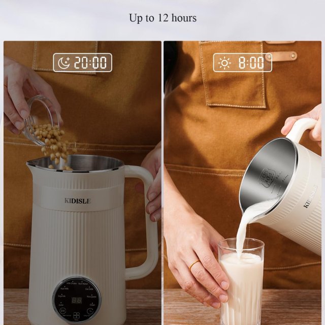 8-in-1 Nut Milk Maker Blender 32oz for Almond, Oat, Soy & Plant-Based Beverages - Image 5