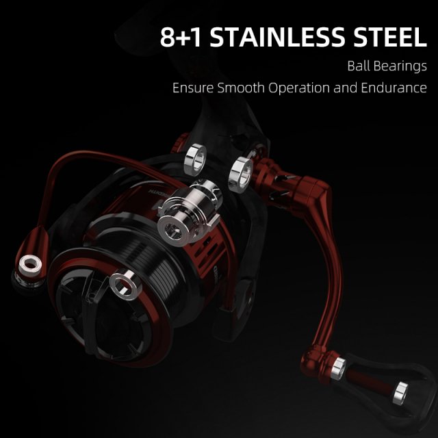 Ultralight Spinning Reel with 5KG Drag and 8+1 Bearings - Image 4