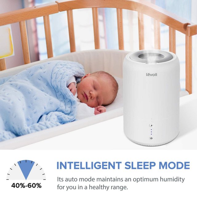 1.8L Cool Mist Humidifier with Essential Oil Diffuser for Rooms up to 260 Sq. Ft. - Image 3