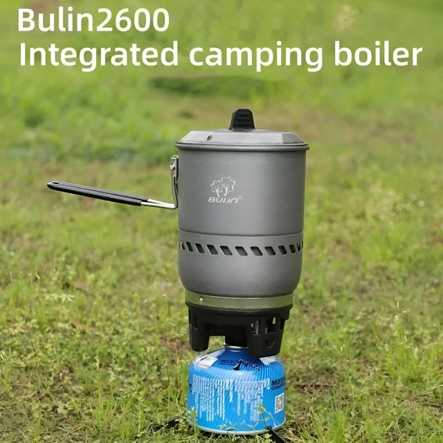 2100W Portable Outdoor Gas Stove with Integrated Pot for Camping & Hiking - Image 3