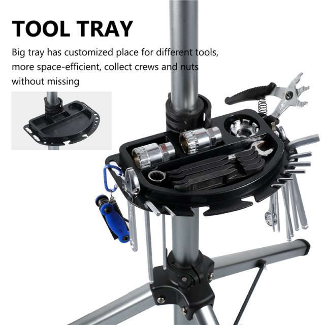 Adjustable Foldable Aluminum Bike Repair Stand – Lightweight & Pro-Grade - Image 6