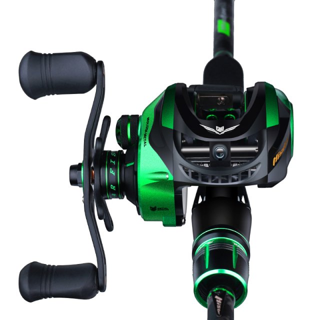 High Carbon Baitcasting Rod & Reel Combo - Image 5
