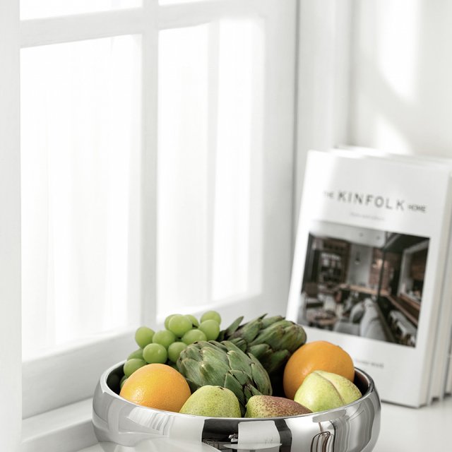 Nordic Stainless Steel Dinner Plate - Image 6