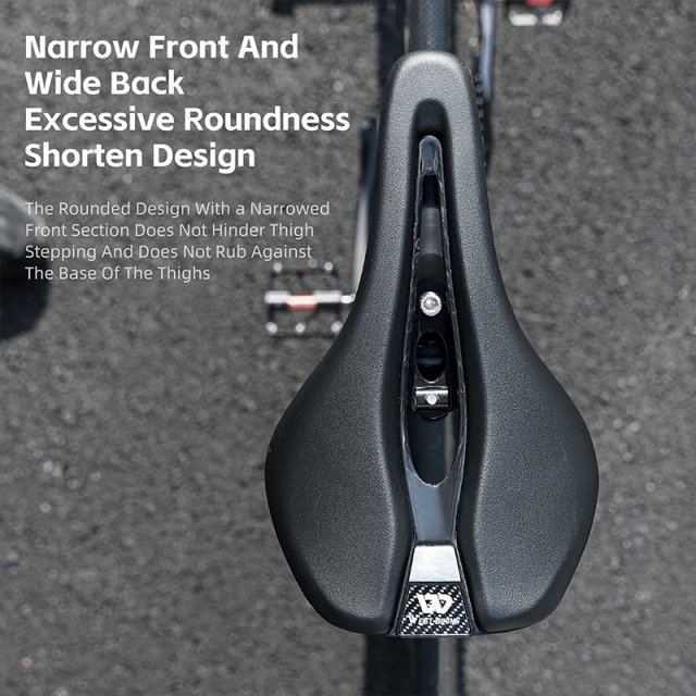 Ultralight T700 Carbon Bike Saddle – Hollow Leather Cushion for MTB & Road - Image 5