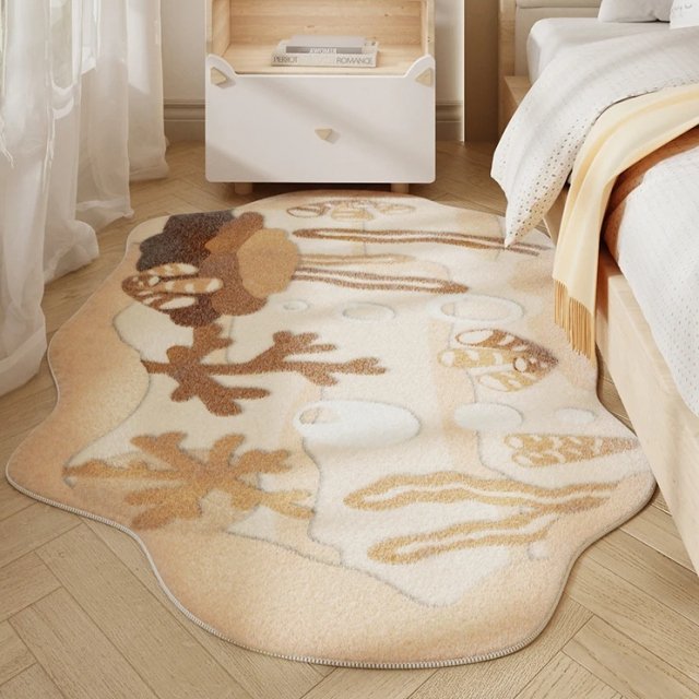 Irregular Shaped Fluffy Rug - Image 5