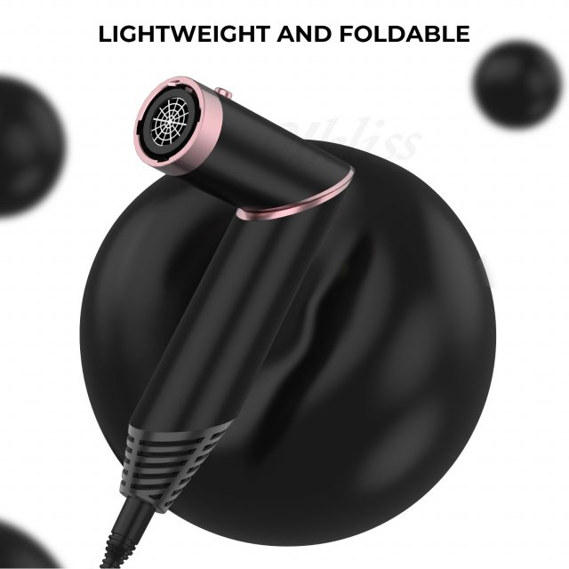 1000W Air Wrap Rotating Hot Air Brush & Hair Dryer with Ion Technology - Image 5