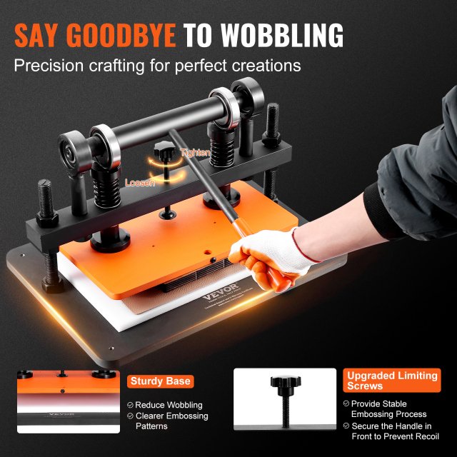 Leather Cutting & Embossing Machine - Manual Die Cutter with Adjustable Pressure Stroke - Image 3