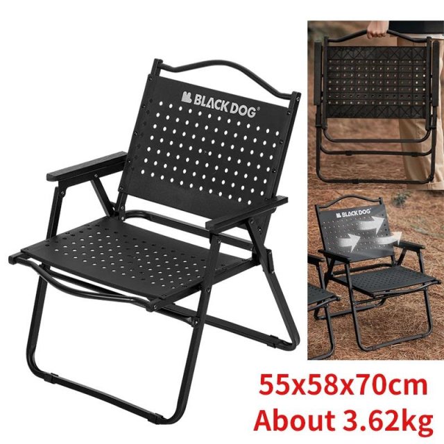 Outdoor Folding Moon Chair – Heavy-Duty Carbon Steel Camping Armchair - Image 6