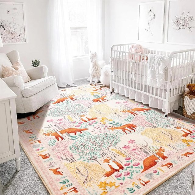 Cute Abstract Tropical Jungle Rug - Image 6