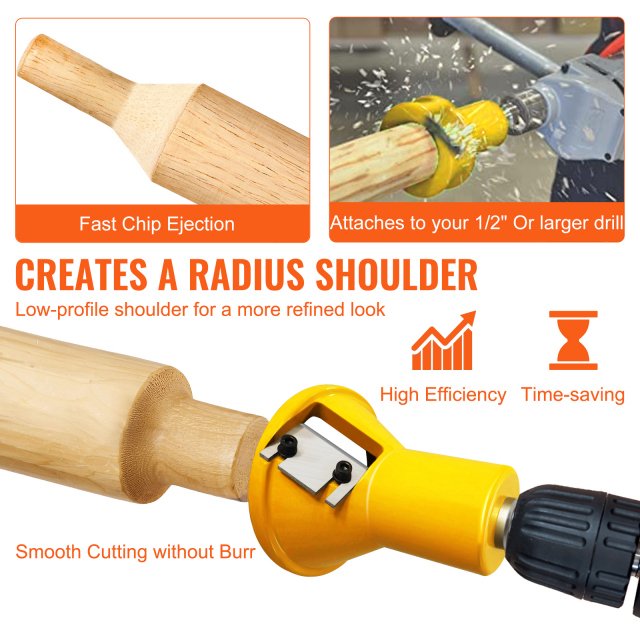 Log Tenon Cutter Kit – 4/6/8pcs Woodworking Tool for 1"-2" Tenons & Furniture DIY - Image 6