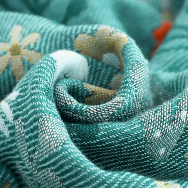 Pure Cotton Gauze Blanket with Sea World Pattern - Image 5