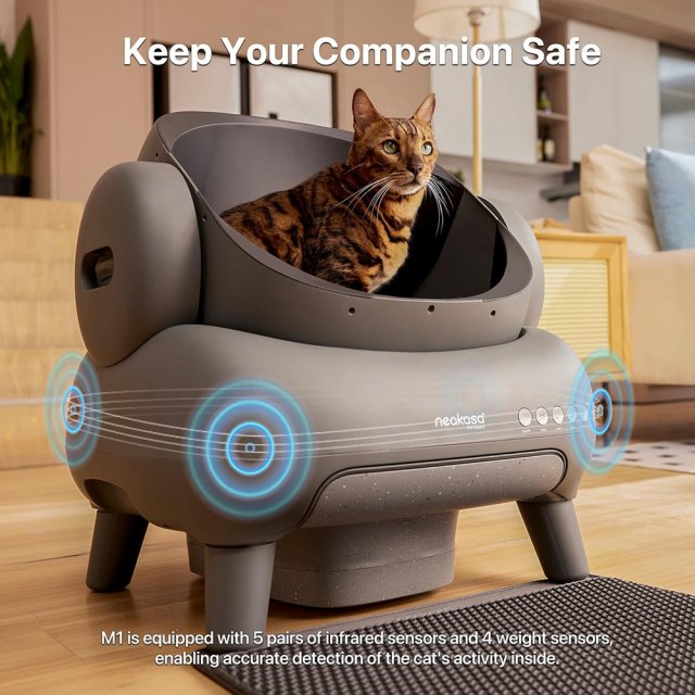 Smart Automatic Self-Cleaning Cat Litter Box with App Control and Odor Elimination - Image 4