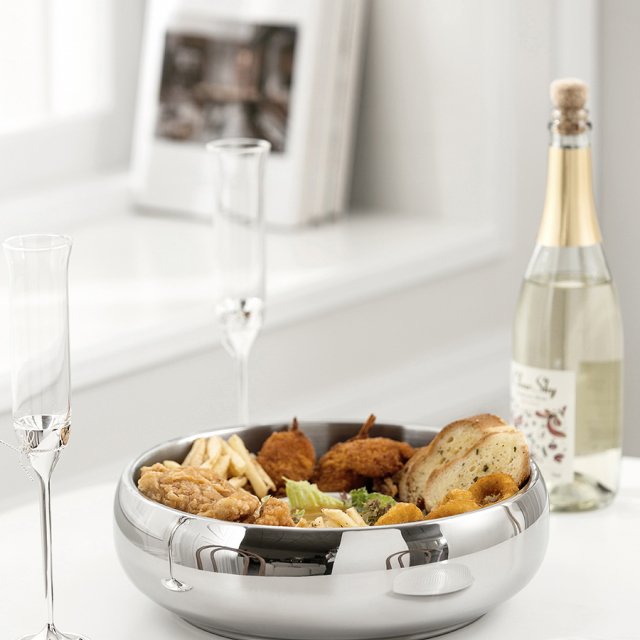 Nordic Stainless Steel Dinner Plate - Image 5